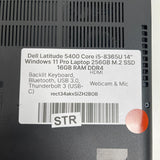 Dell Latitude 5400 i5-8365U 14" Windows 11 Pro Laptop 256GB SSD 16GB RAM HDMI