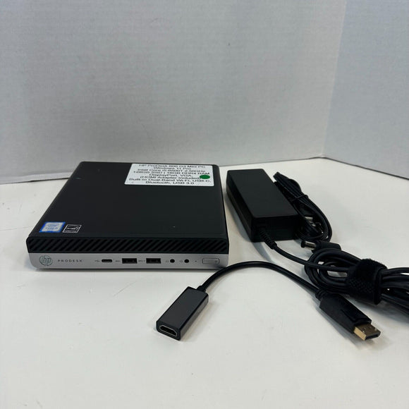 HP ProDesk 600 G3 Mini PC i5-6500T Windows 11 Pro 120GB SSD 16GB DDR4 USB WiFi