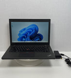 Lenovo ThinkPad T460 i5-6300U 14" Windows 11 Pro Laptop 250GB SSD 16GB RAM