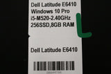 Dell Latitude E6410 14" Core i5 Windows 10 Pro Lapto 256GB SSD **SOME WEAR