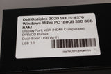 Dell Optiplex 3020 SFF Quad Core i5-4570 Windows 11 Pro PC 180GB SSD 8GB RAM