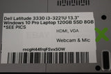 Dell Latitude 3330 i3-3221U 13.3" Windows 10 Pro Laptop 120GB SSD 8GB *SEE PICS