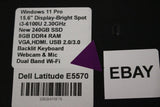Dell Latitude E5570 i3-6100U 15.6" Windows 11 Pro Laptop 240GB SSD 8GB *SEE PICS